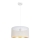 Lámpara colgante ALDO 1xE27/60W/230V diá. 40 cm blanco