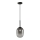 Lámpara colgante ALIAS 1xG9/8W/230V diá. 12 cm negro/gris