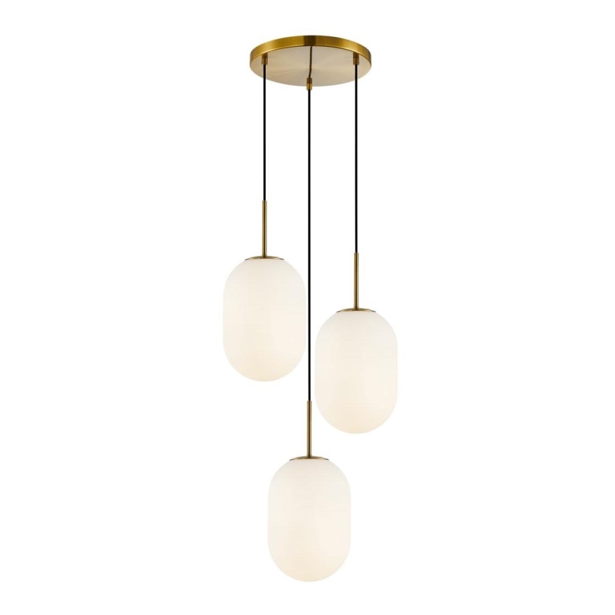 Lámpara colgante ALIAS 3xE14/40W/230V dorado