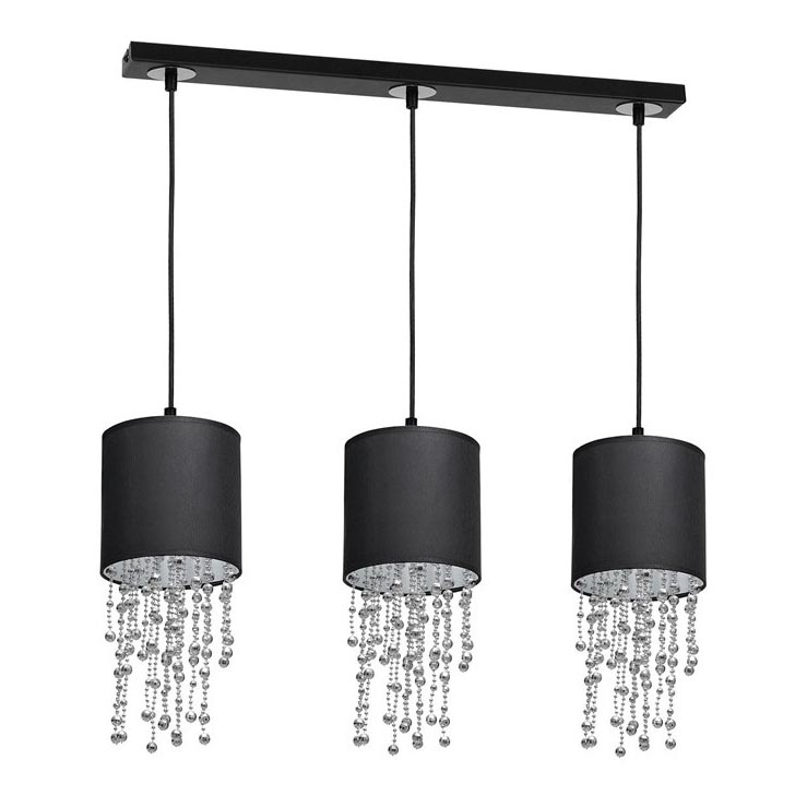 Lámpara colgante ALMERIA 3xE27/60W/230V