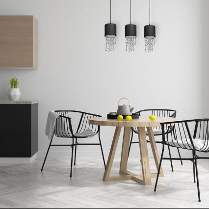Lámpara colgante ALMERIA 3xE27/60W/230V