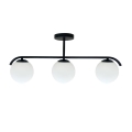 Lámpara colgante AMADEO 3xE14/40W/230V negro