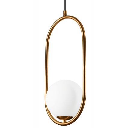 Lámpara colgante AMBER 1xG9/5W/230V 140 cm