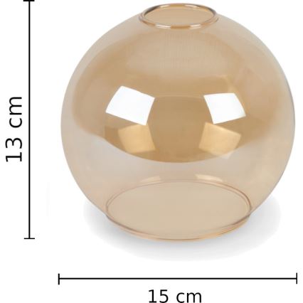 Lámpara colgante AMBRE BLACK 1xE27/60W/230V