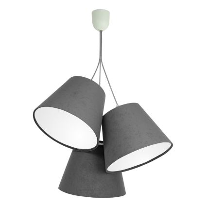 Lámpara colgante AMBROSIA 3xE27/60W/230V