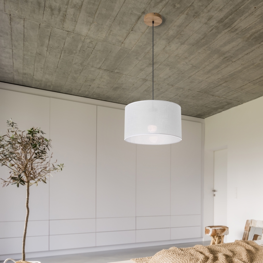 Lámpara colgante ANTONIO 1xE27/60W/230V roble