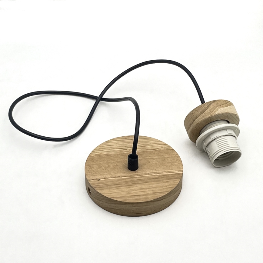 Lámpara colgante ANTONIO 1xE27/60W/230V roble