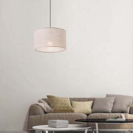 Lámpara colgante con cable ANTONIO 1xE27/60W/230V roble