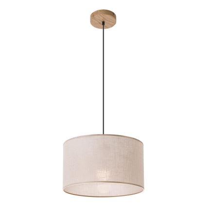 Lámpara colgante con cable ANTONIO 1xE27/60W/230V roble