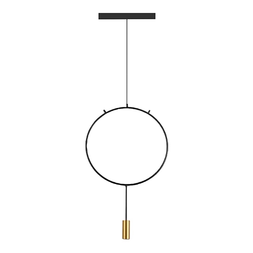 Lámpara colgante ARCADE 1xGU10/5W/230V negro/dorado