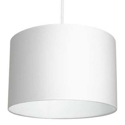 Lámpara colgante con cable ARDEN 1xE27/60W/230V diámetro 25 cm blanca