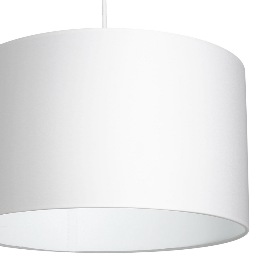 Lámpara colgante con cable ARDEN 1xE27/60W/230V diámetro 40 cm blanca