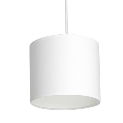 Lámpara colgante con cable ARDEN 3xE27/60W/230V blanca