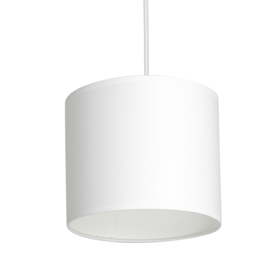 Lámpara colgante con cable ARDEN 3xE27/60W/230V blanca