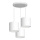 Lámpara colgante ARDEN 3xE27/60W/230V blanco