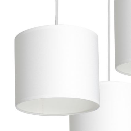 Lámpara colgante ARDEN 3xE27/60W/230V blanco