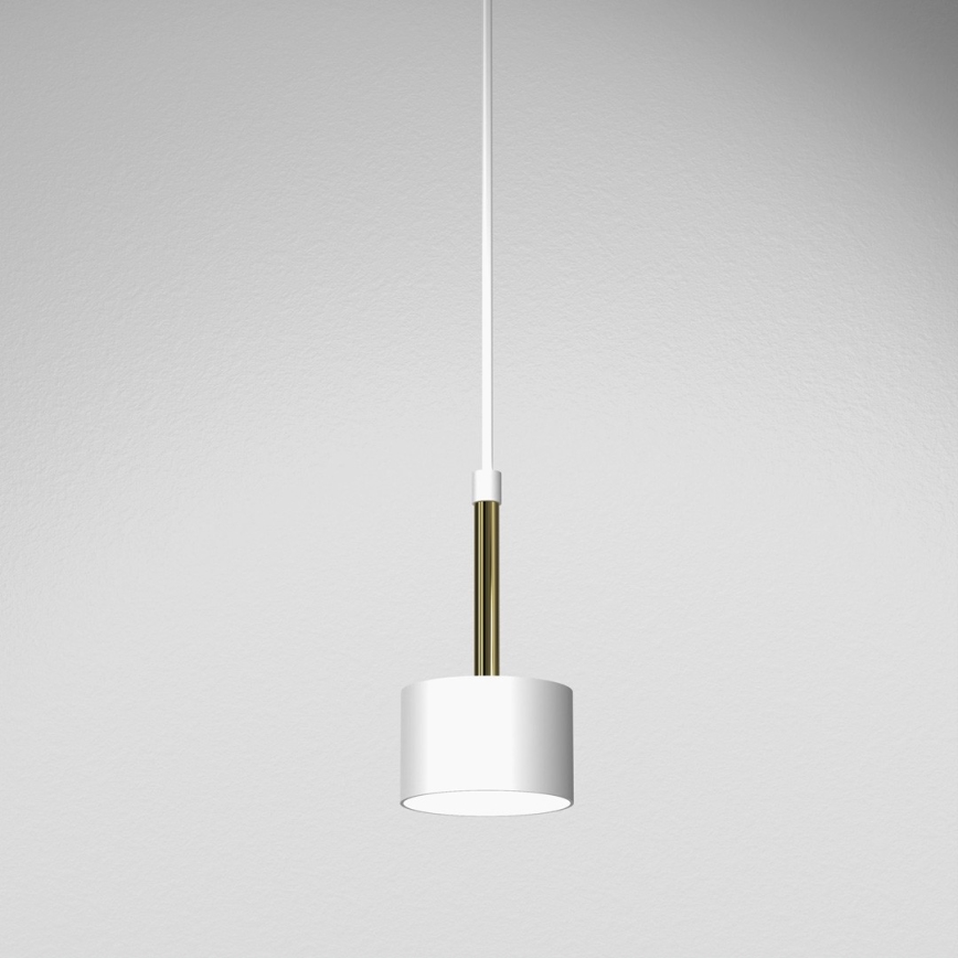 Lámpara colgante ARENA 1xGX53/11W/230V blanco/dorado