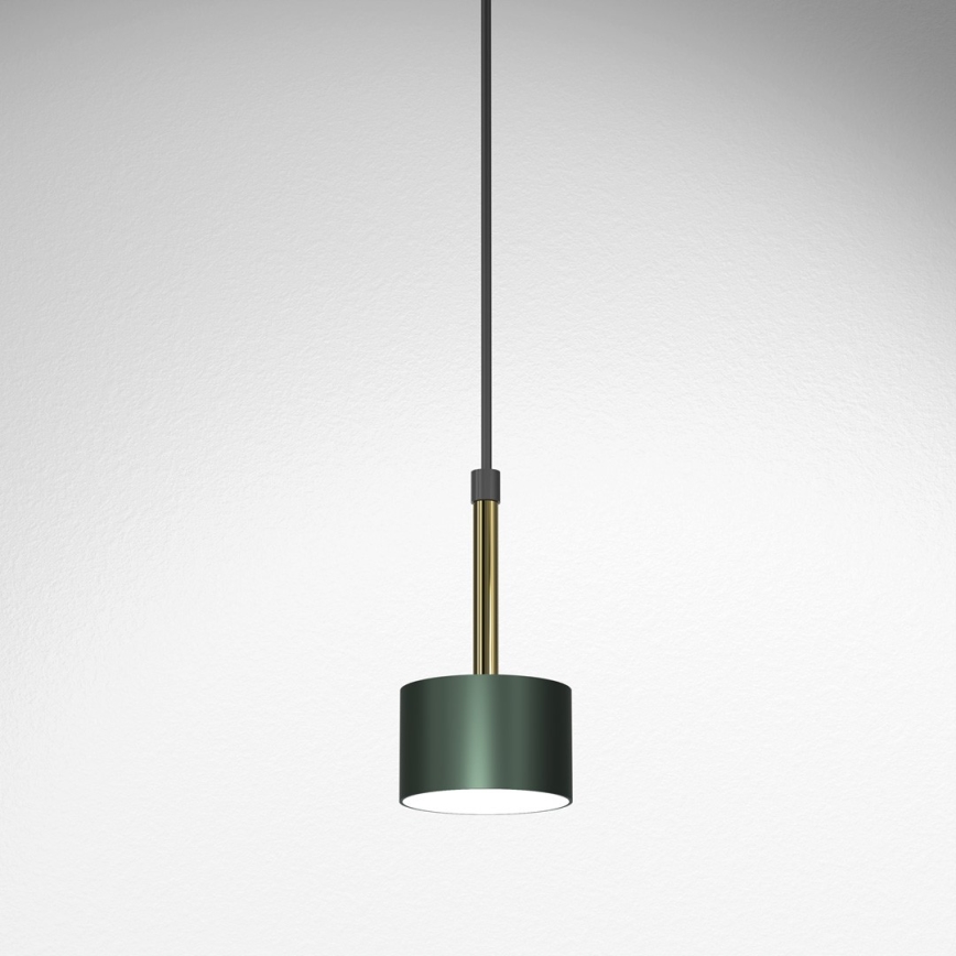 Lámpara colgante ARENA 1xGX53/11W/230V verde/dorado