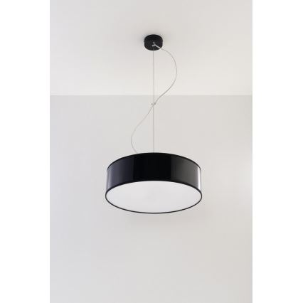Lámpara colgante ARENA 35 2xE27/60W/230V negro