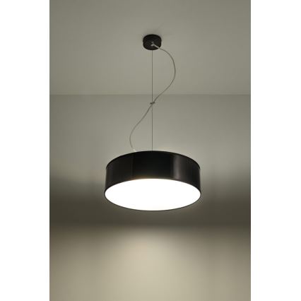 Lámpara colgante ARENA 35 2xE27/60W/230V negro
