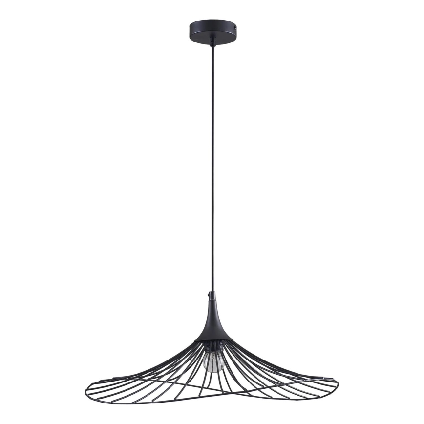 Lámpara colgante ARIELLE 1xE27/20W/230V diá. 50 cm negro