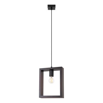 Lámpara colgante ARIES 1xE27/15W/230V haya/wenge