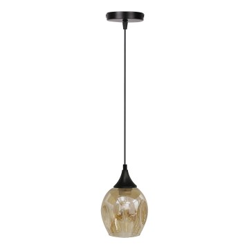 Lámpara colgante ASPA 1xE27/40W/230V negro