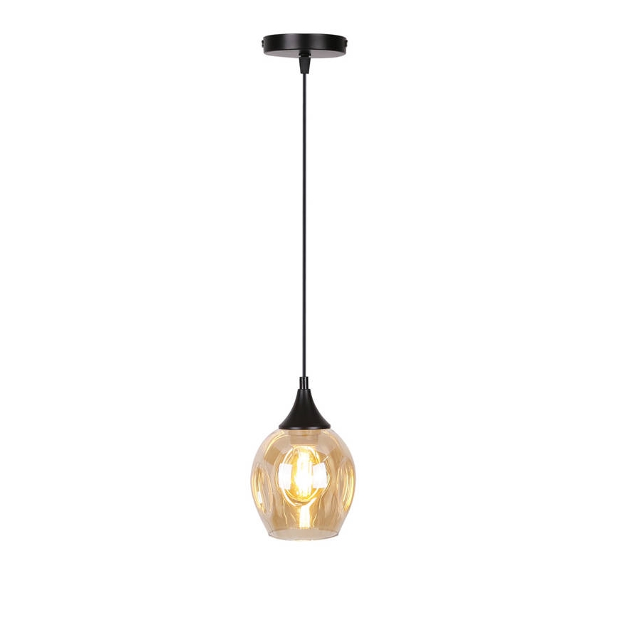 Lámpara colgante ASPA 1xE27/40W/230V negro