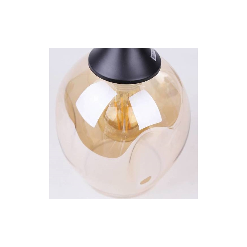 Lámpara colgante ASPA 1xE27/40W/230V negro