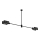 Lámpara colgante ASTRA 2xE27/60W/230V negro