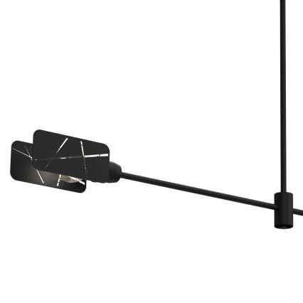 Lámpara colgante ASTRA 2xE27/60W/230V negro