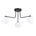 Lámpara colgante ASTRAL 3xG9/8W/230V negro