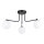 Lámpara colgante ASTRAL 3xG9/8W/230V negro