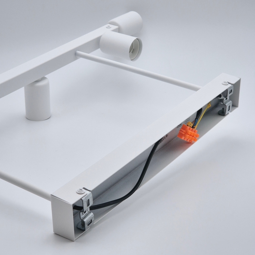 Lámpara colgante ASTRID 6xE27/60W/230V blanco