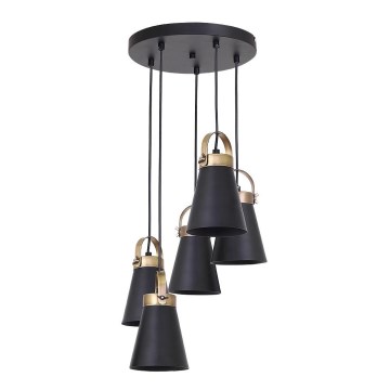 Lámpara colgante ATOS 5xE27/60W/230V