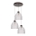 Lámpara colgante AURA 3xE27/60W/230V haya