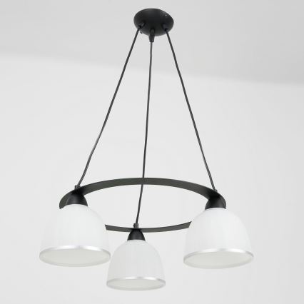Lámpara colgante AVIA 3xE27/60W/230V