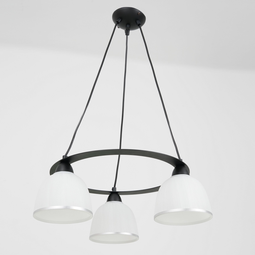 Lámpara colgante AVIA 3xE27/60W/230V