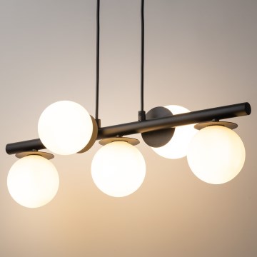 Lámpara colgante AVOLA 5xG9/12W/230V negro