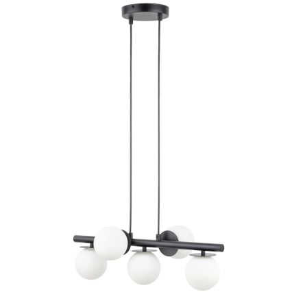 Lámpara colgante AVOLA 5xG9/12W/230V negro