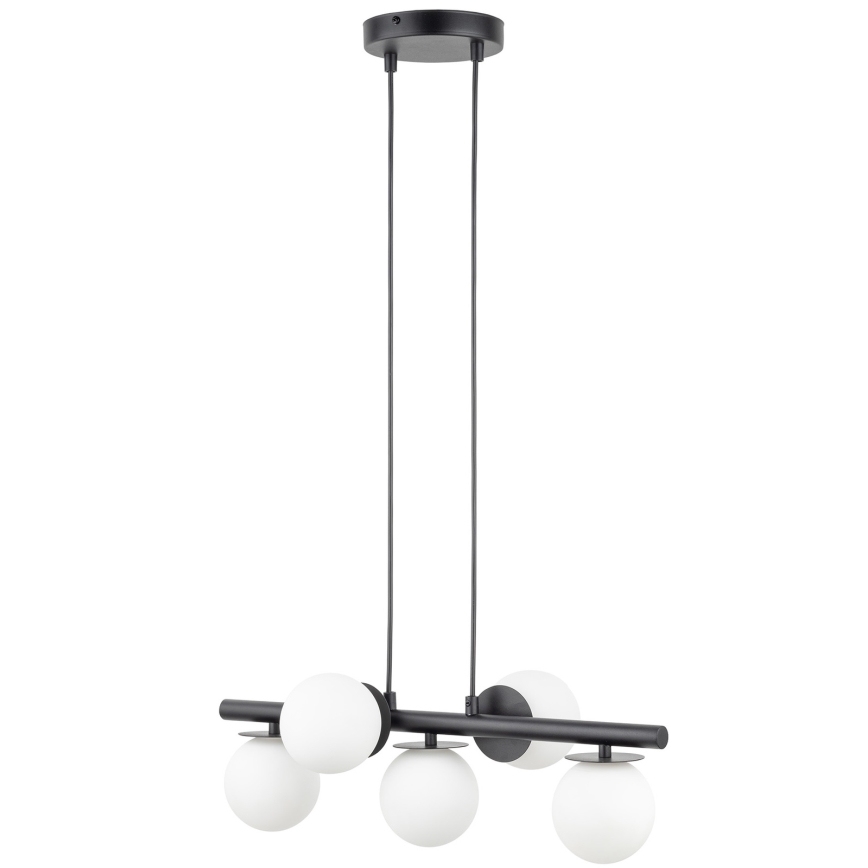 Lámpara colgante AVOLA 5xG9/12W/230V negro