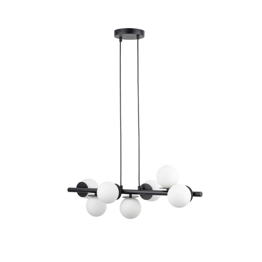 Lámpara colgante AVOLA 7xG9/12W/230V negro