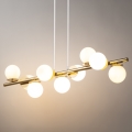 Lámpara colgante AVOLA 9xG9/12W/230V dorado