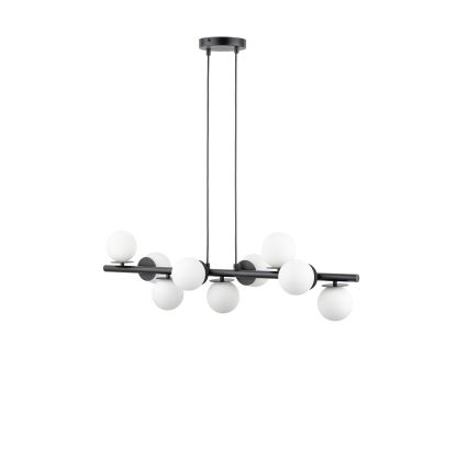 Lámpara colgante AVOLA 9xG9/12W/230V negro