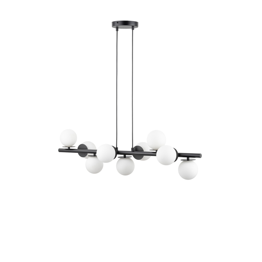 Lámpara colgante AVOLA 9xG9/12W/230V negro