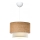 Lámpara colgante AYD 1xE27/15W/230V beige/blanco