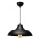 Lámpara colgante AYD 1xE27/40W/230V negra