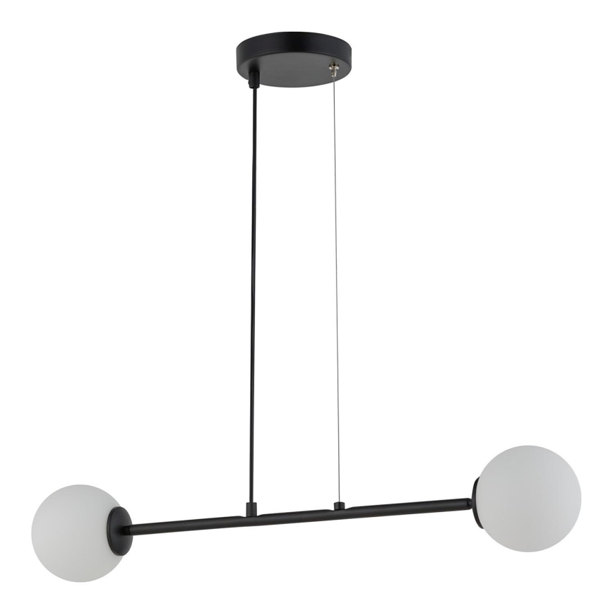 Lámpara colgante BALANS 2xG9/12W/230V negro
