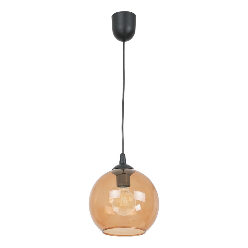 Lámpara colgante BALL 1xE27/60W/230V diá. 20 cm beige