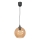 Lámpara colgante BALL 1xE27/60W/230V diá. 20 cm beige
